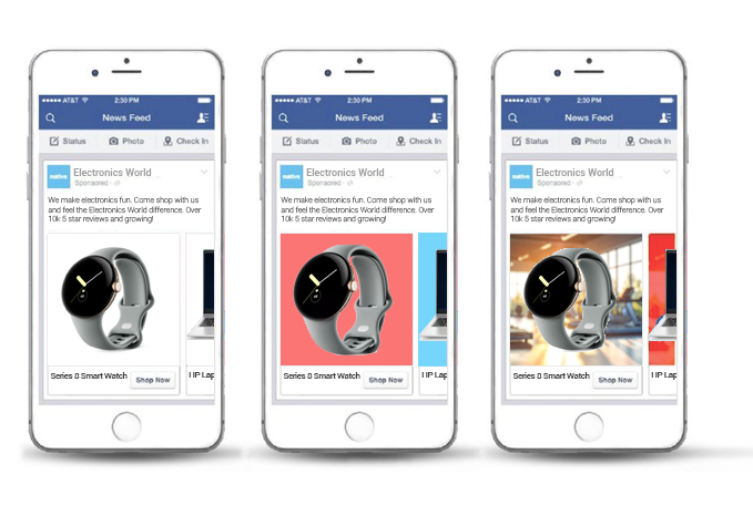 Meta AI Images testing in feed