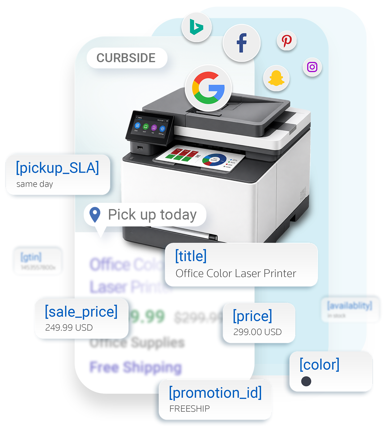 product feeds for office supply retailers